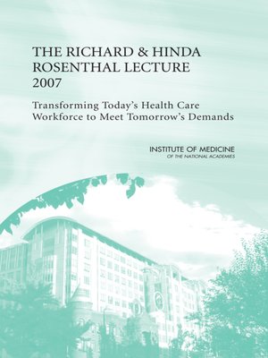 cover image of The Richard and Hinda Rosenthal Lecture 2007
